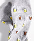 Club Room Men's Beer Crew Socks Gray Size 10-13